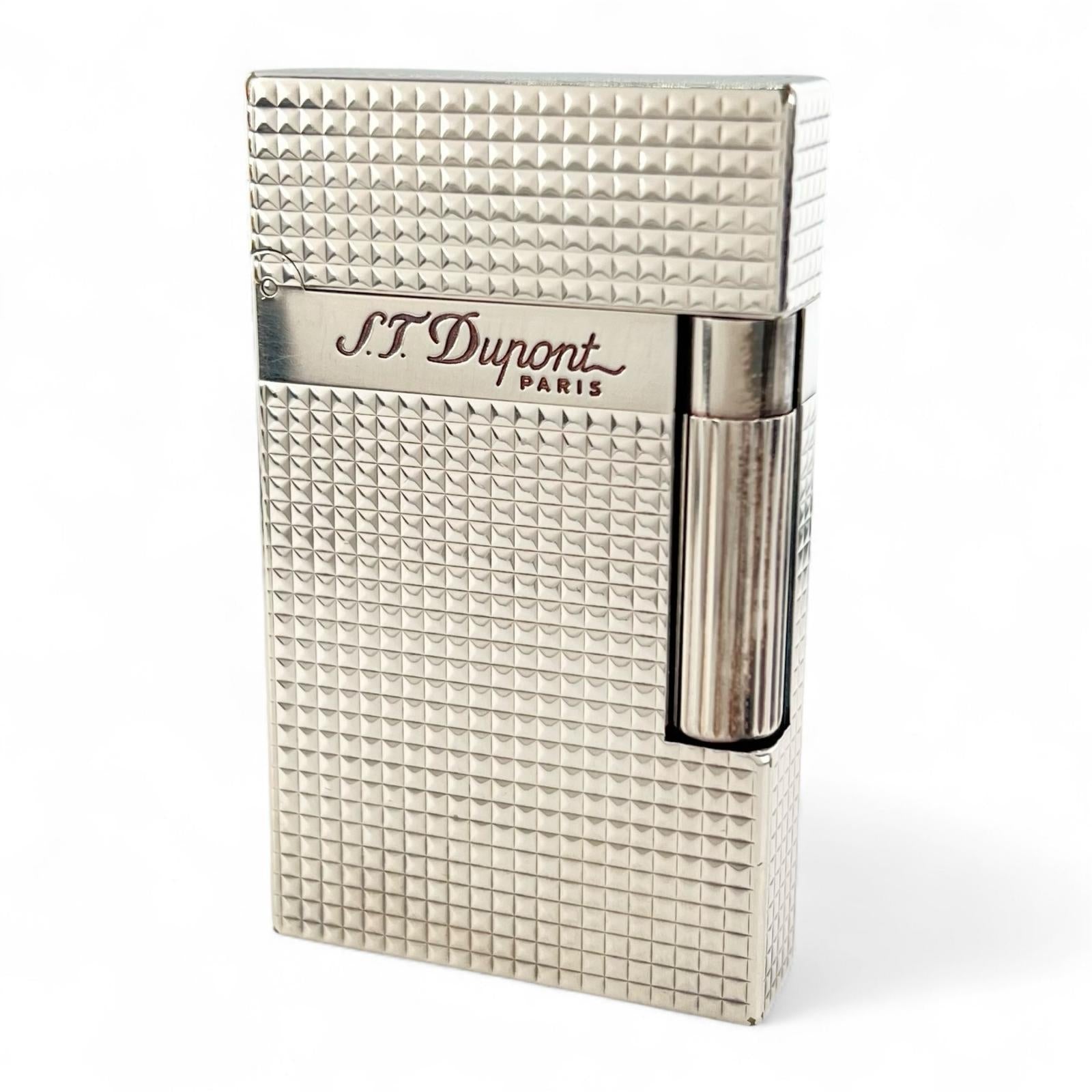 Dupont Vertical Line Diamond Head Lighter