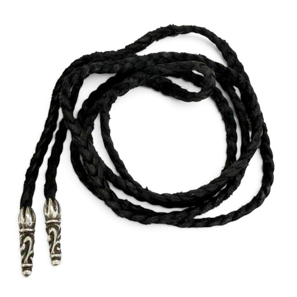 Chrome Hearts Leather Braid SV925 Necklace