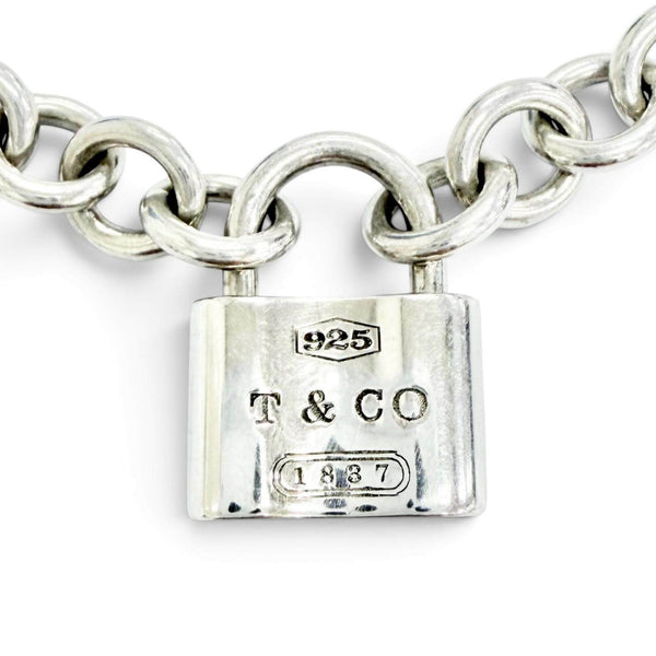 Tiffany & Co. 1837 Rock Silver Necklace