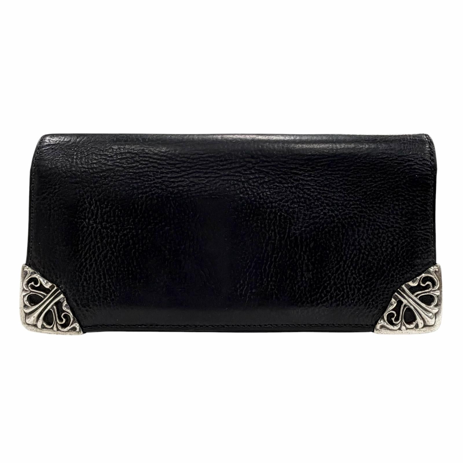 Chrome Hearts Leather Long Wallet