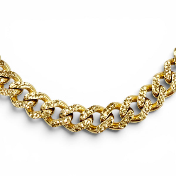AVALANCHE 10K Gold Miami Cut Necklace