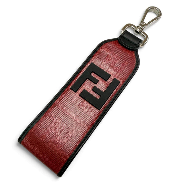 Fendi Zucca Pattern Charm Leather Charm