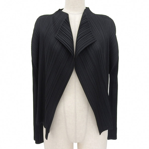 Pleats Please Issey Miyake Polyester Cardigan