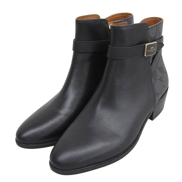Coach DEAN LTR-SIG Leather Boots