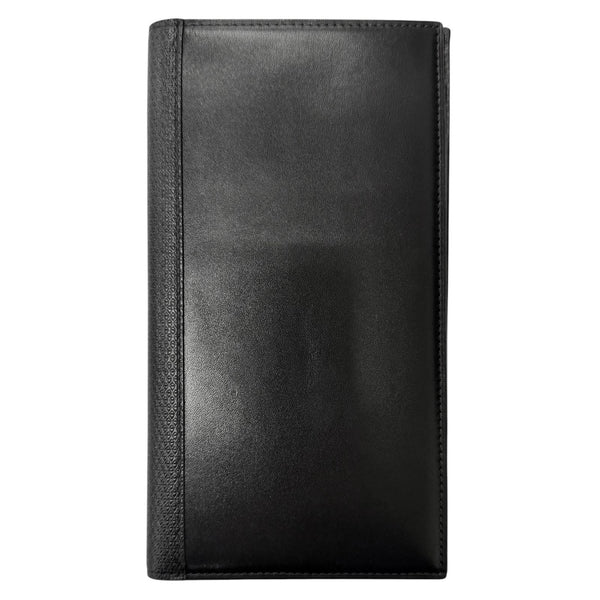 John Lobb Bill Compartment Rasp Large Gusset Leather Bifold Wallet