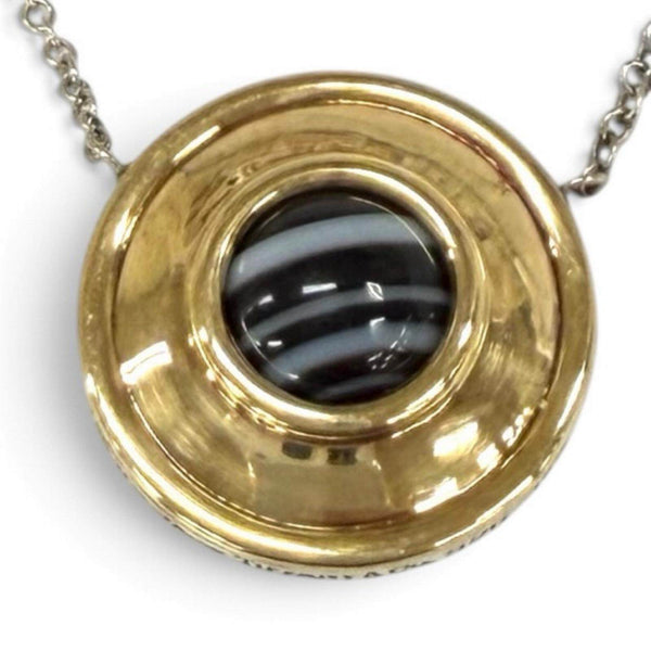 Tiffany & Co. Magic Circle 925 Silver 750 Gold Necklace