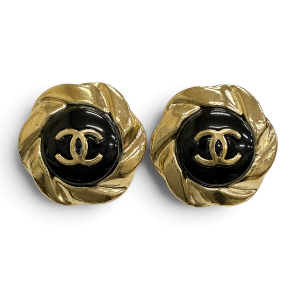 Chanel Coco Mark Clip On Earrings