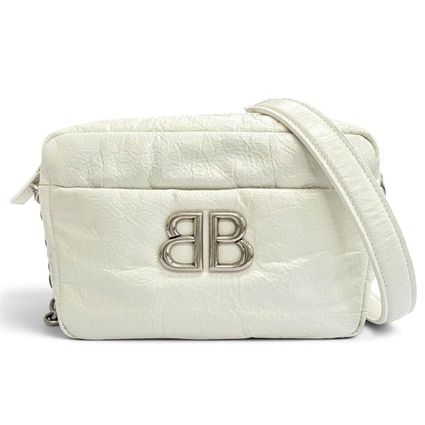 Balenciaga Monaco Arena Calfskin Shoulder Bag