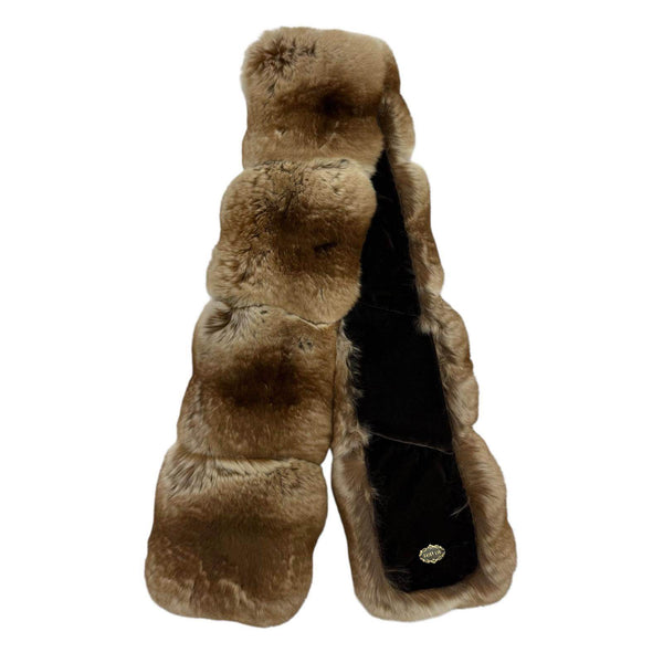 DAISY LIN for FOXEY Chinchilla Fur Scarf