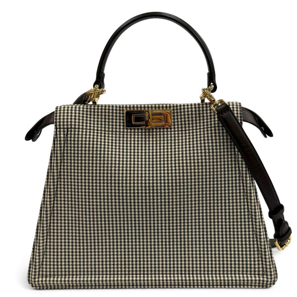 Fendi Peekaboo ISEEU Canvas Handbag