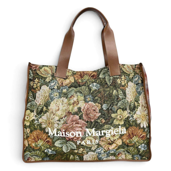 Maison Margiela Cabas Large Pendleton Gobelin Shopping Bag