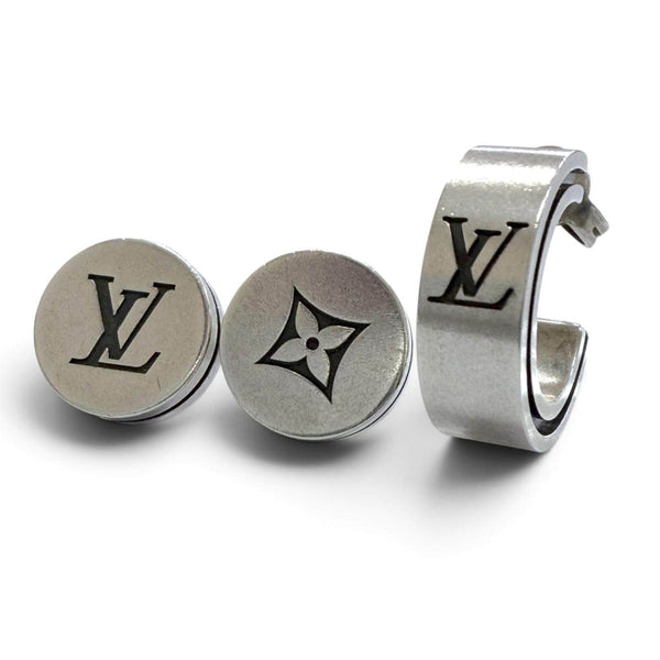 Louis Vuitton Pierce LV Tailor AG925 Three Piece Set Earrings