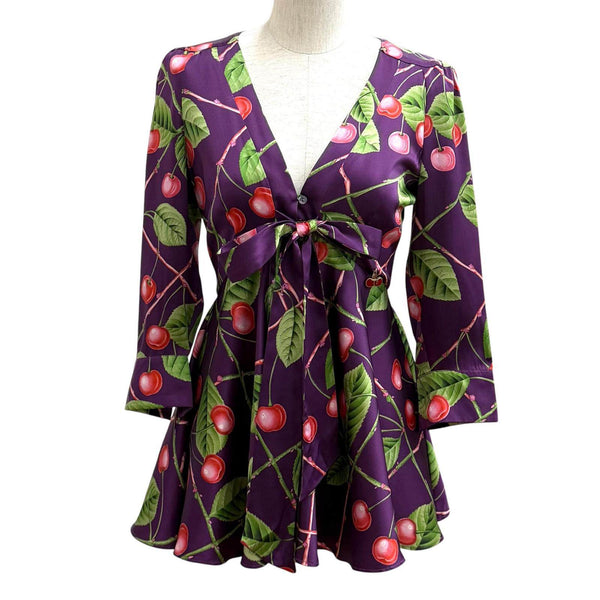 John Galliano Silk Mini Dress