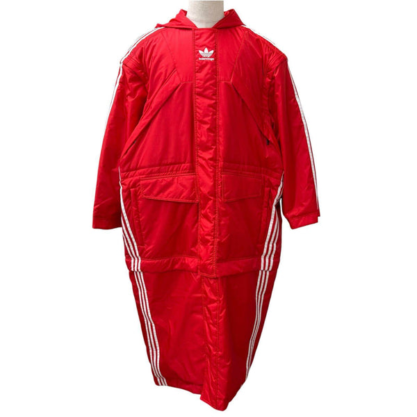 Balenciaga adidas Three Stripes Trefoil Bench Nylon Coat