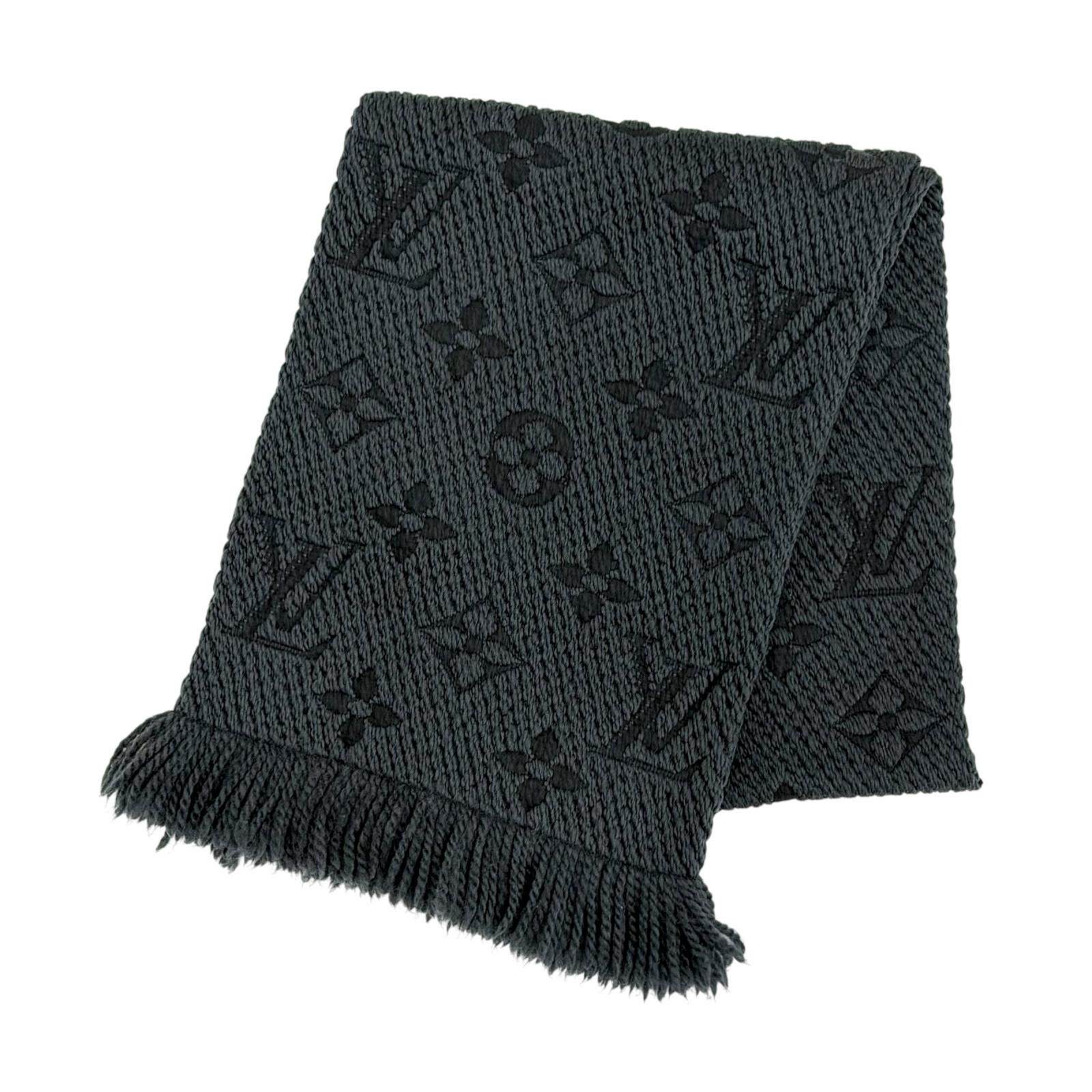 Louis Vuitton Escale Logomania Monogram Wool Silk Scarf