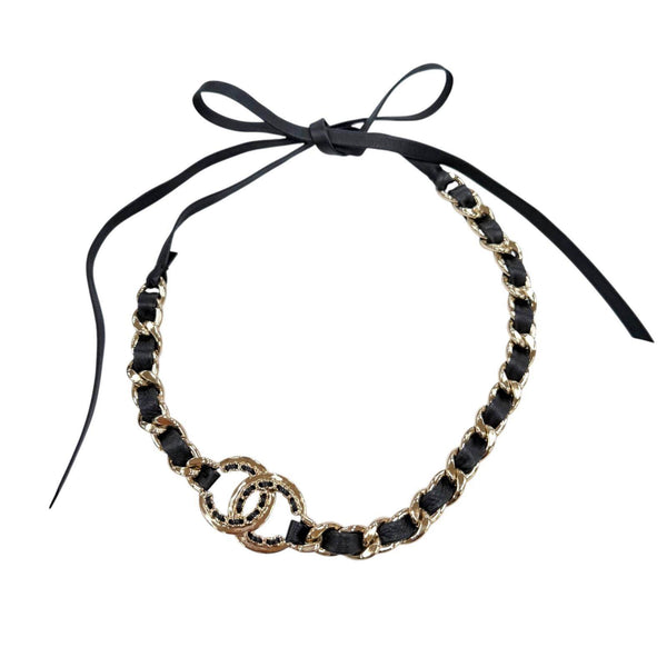 Chanel COCO Mark Leather Hairband