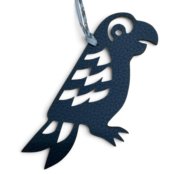 Hermes Petit H Parrot Leather Charm