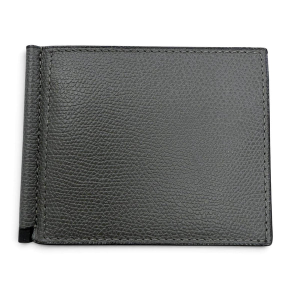 Valextra Bifold Wallet Leather Money Clip