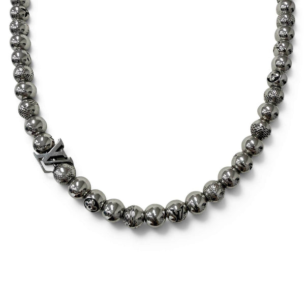 Louis Vuitton Damier Staple Ball Necklace