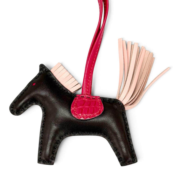 Hermes Rodeo Charm Touch PM Anyo Miro Alligator Charm