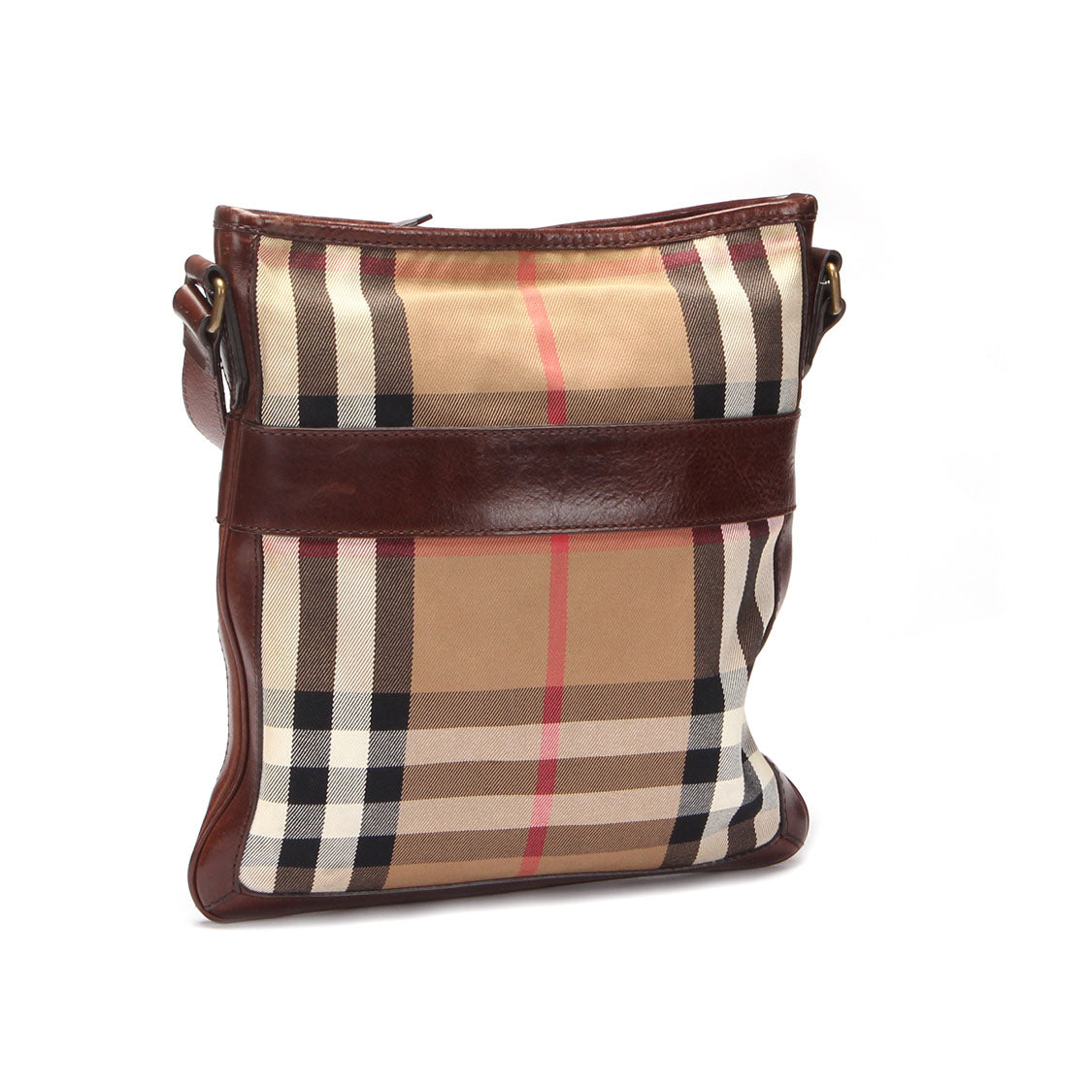 House Check Canvas Crossbody Bag