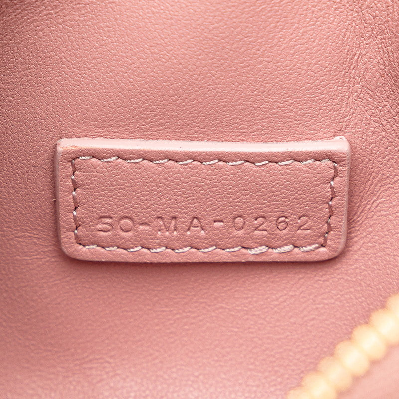 Dior Cannage Leather Pouch Pink