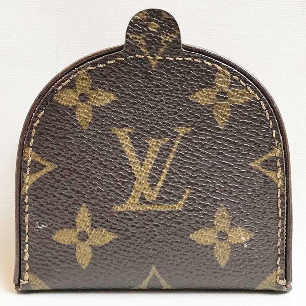 Louis Vuitton Monogram Porte Monnaie Cuvette Canvas Coin Case M61960 in Good Condition