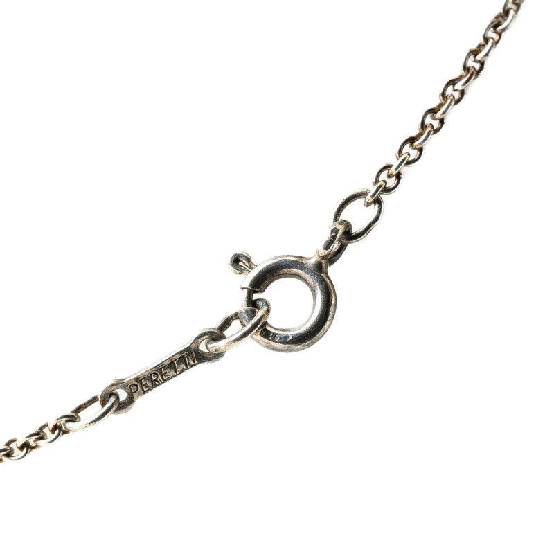 Tiffany & Co Open Heart Necklace Silver