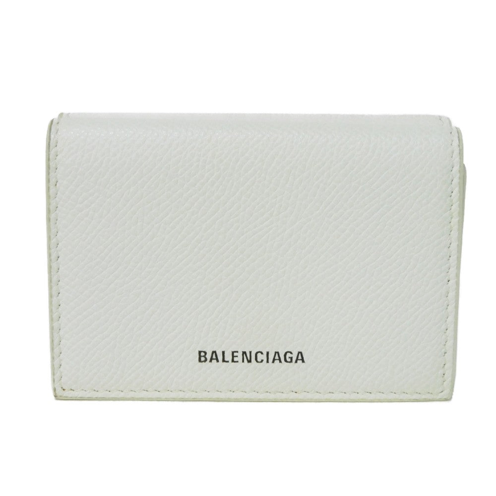 Balenciaga Ville Mini Wallet Textured Leather