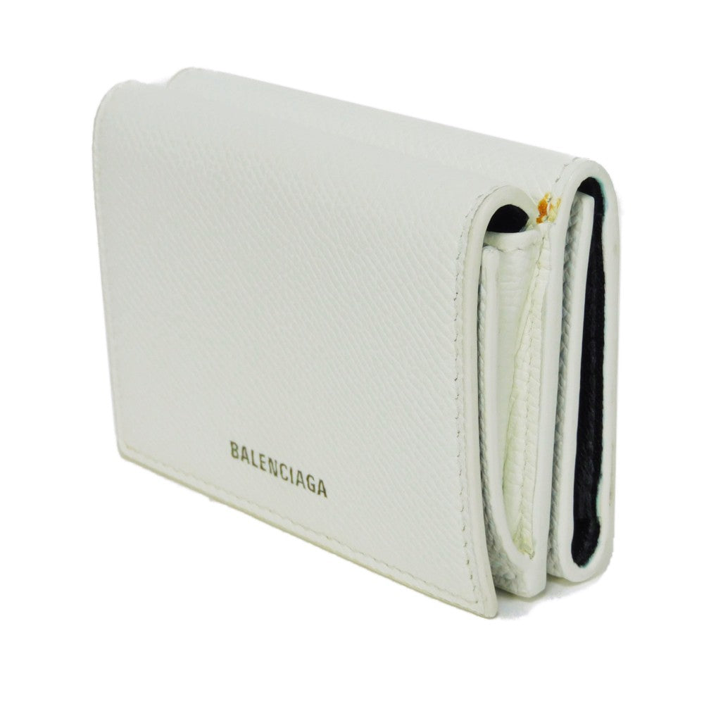 Balenciaga Ville Mini Wallet Textured Leather