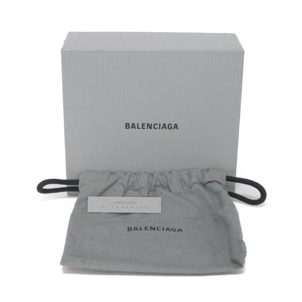 Balenciaga Ville Mini Wallet Textured Leather