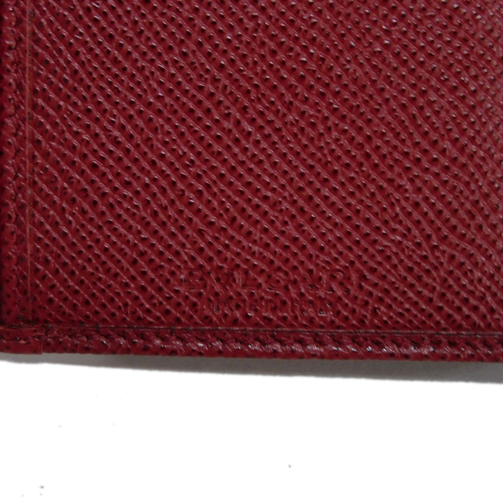 Bvlgari Grain Calf Leather Large Wallet