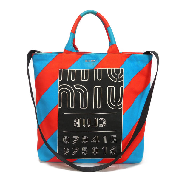 Miu Miu Club Tote Cotton Tote Bag