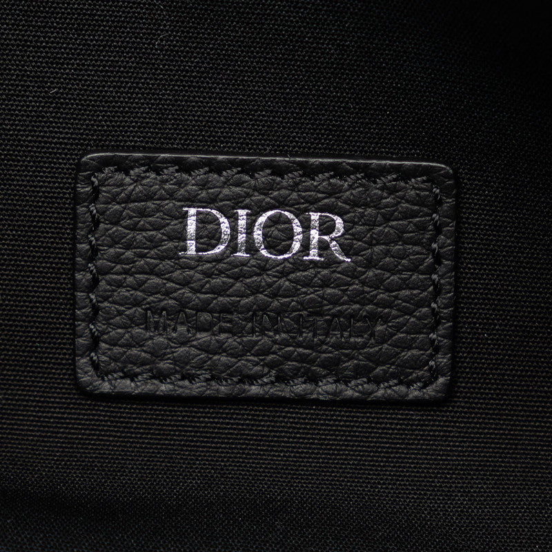 Dior Oblique Saddle Mini Messenger Bag Leather Jacquard in Great Condition