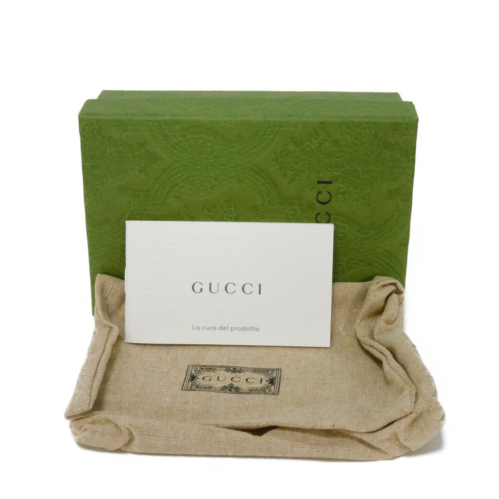 Gucci Textured Leather Compact Wallet