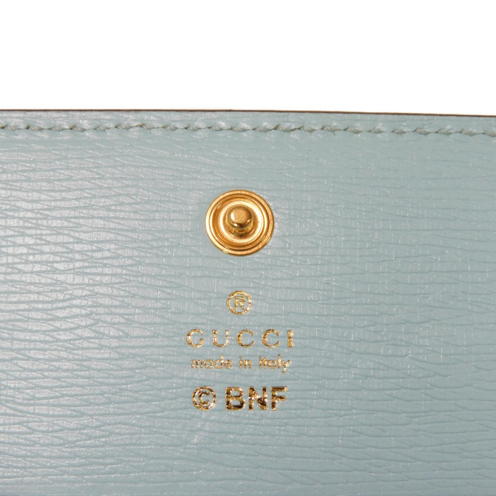 Gucci Textured Leather Compact Wallet