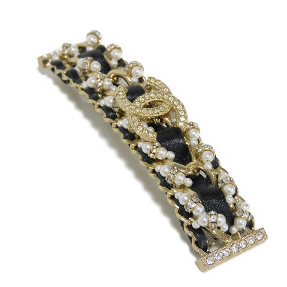 Chanel Crystal Coco Mark Hair Clip