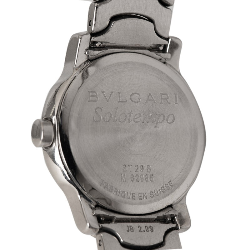 Bvlgari Solo Tempo Quartz Watch ST29S Stainless Steel