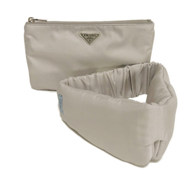 Prada Twill Fabric Silk Pouch