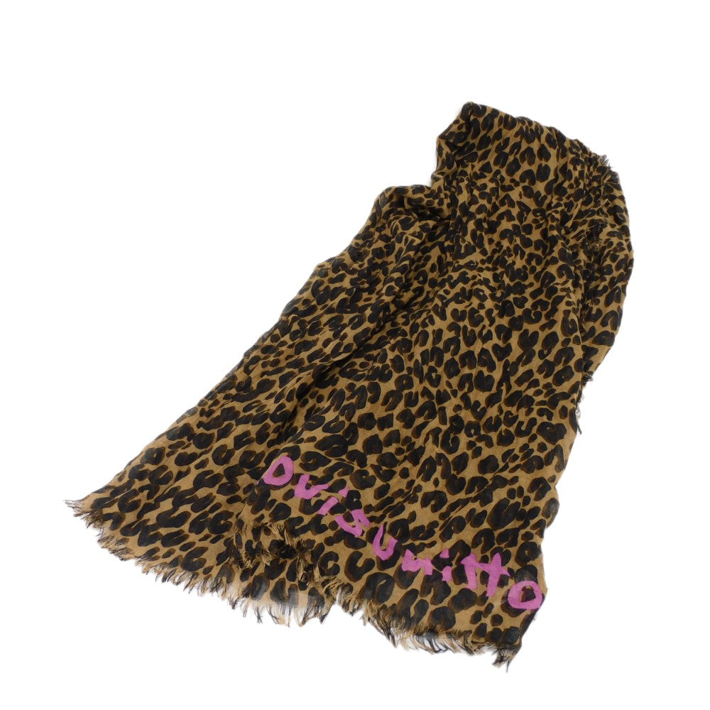 Louis Vuitton Leopard Graffiti Scarf M72215