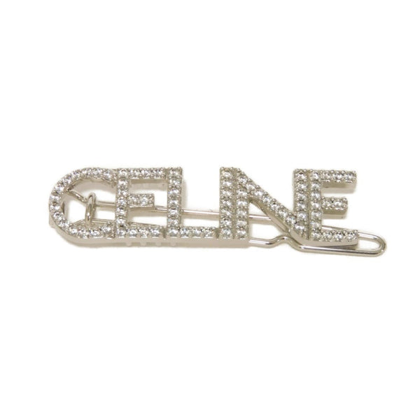 CELINE Crystal Monochrome Barrette