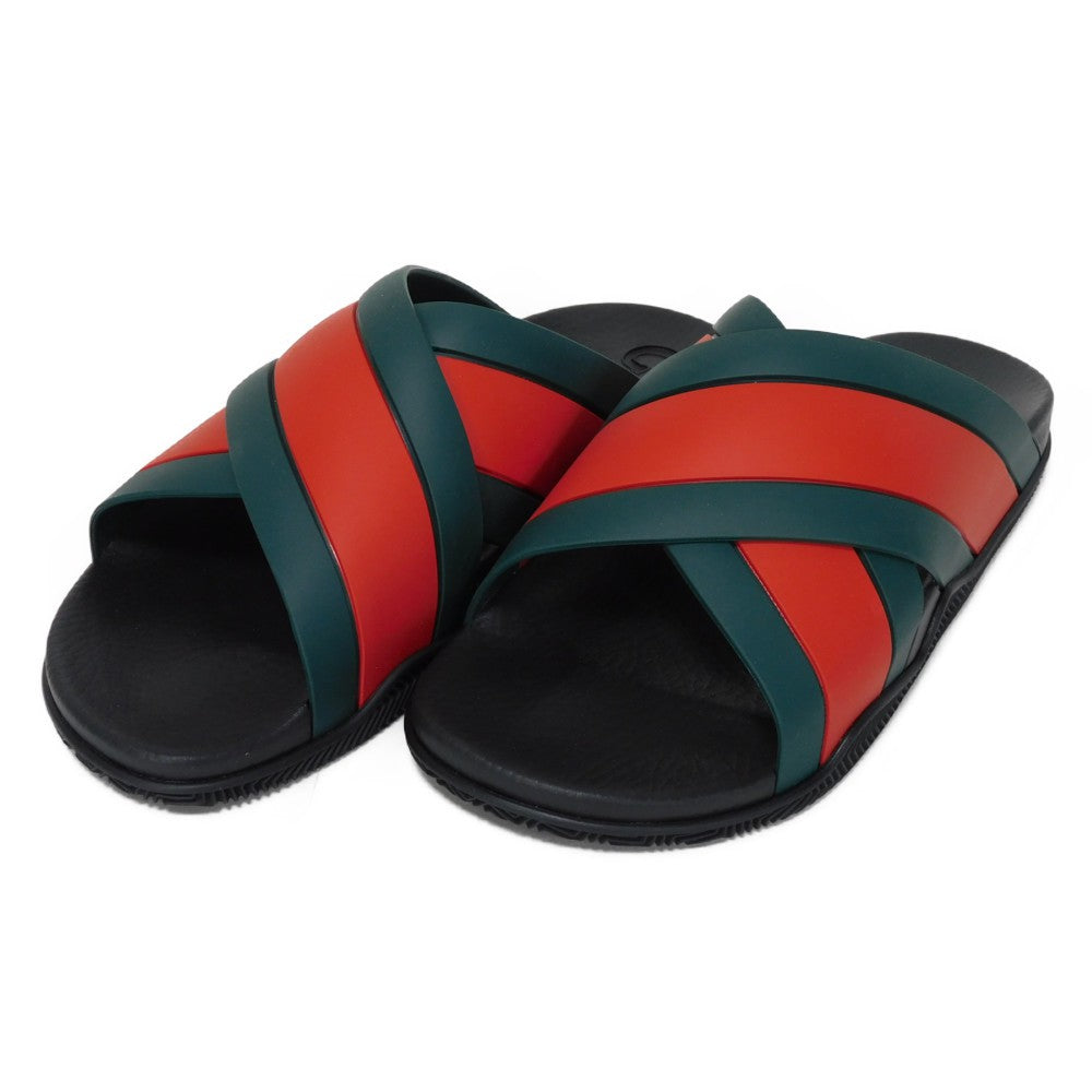 Gucci Web Stripe Slide Sandals