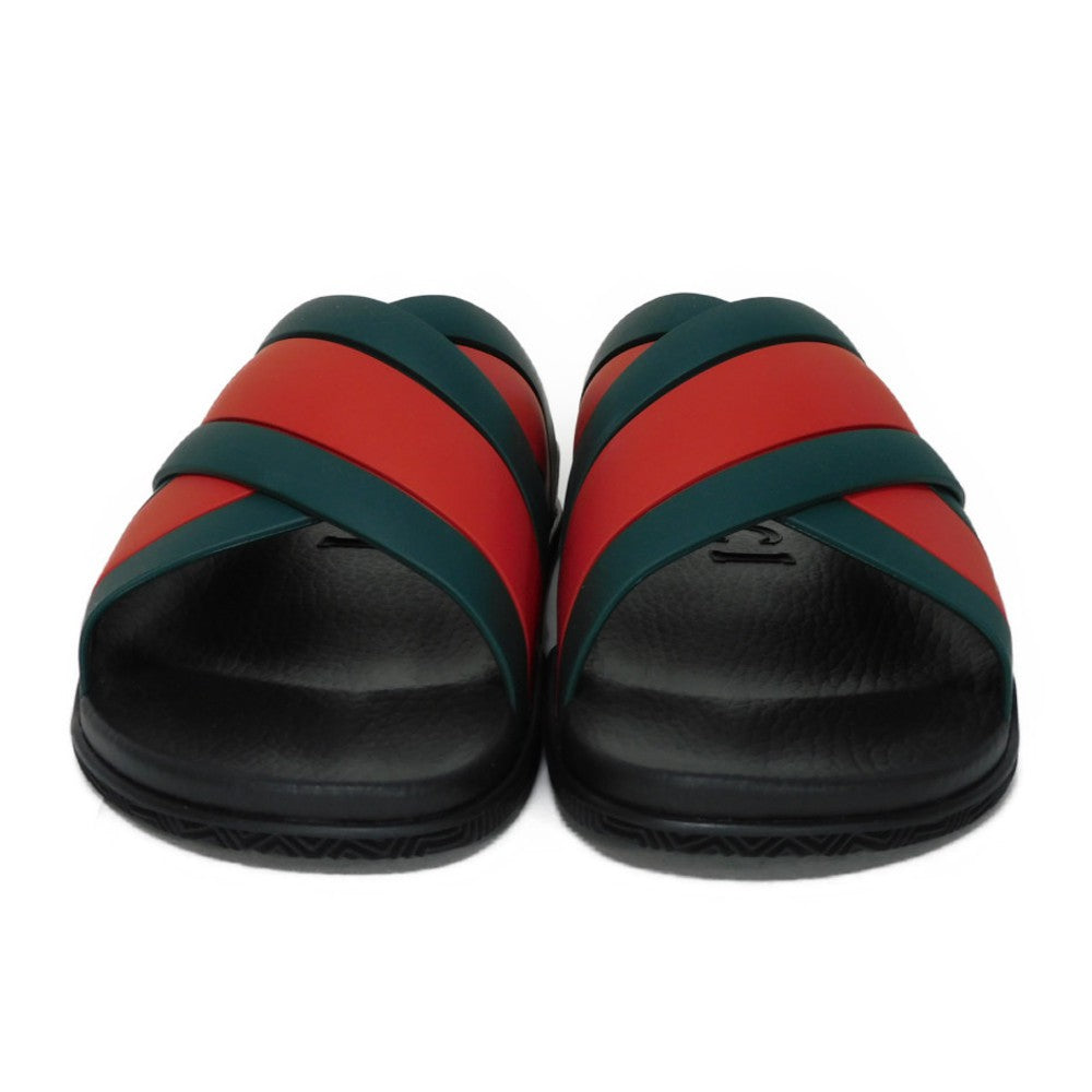 Gucci Web Stripe Slide Sandals