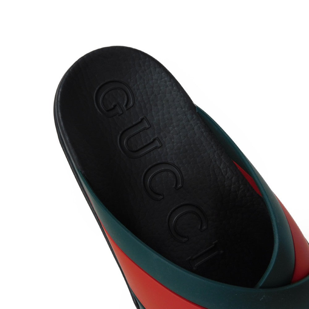 Gucci Web Stripe Slide Sandals