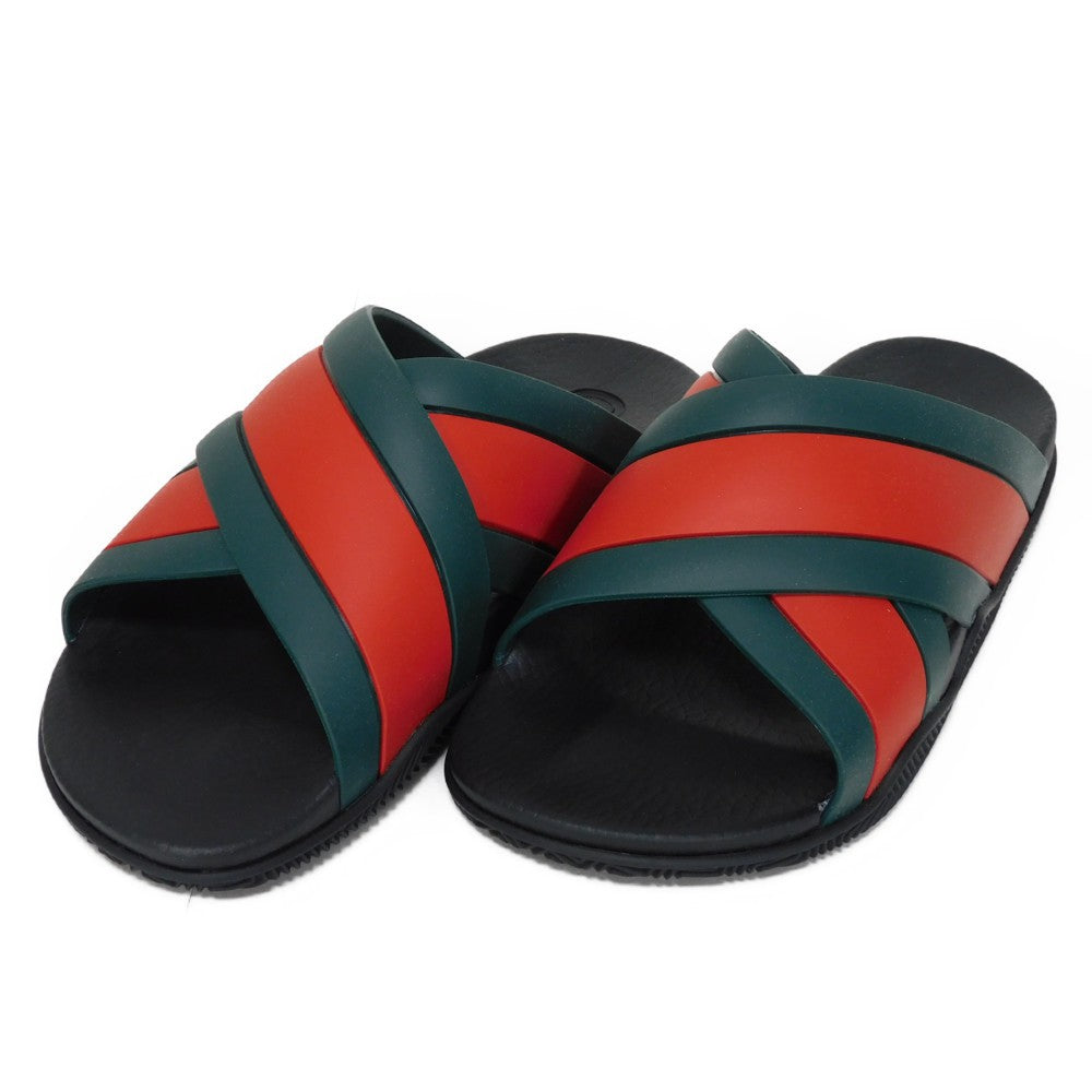 Gucci Web Stripe Slide Sandals