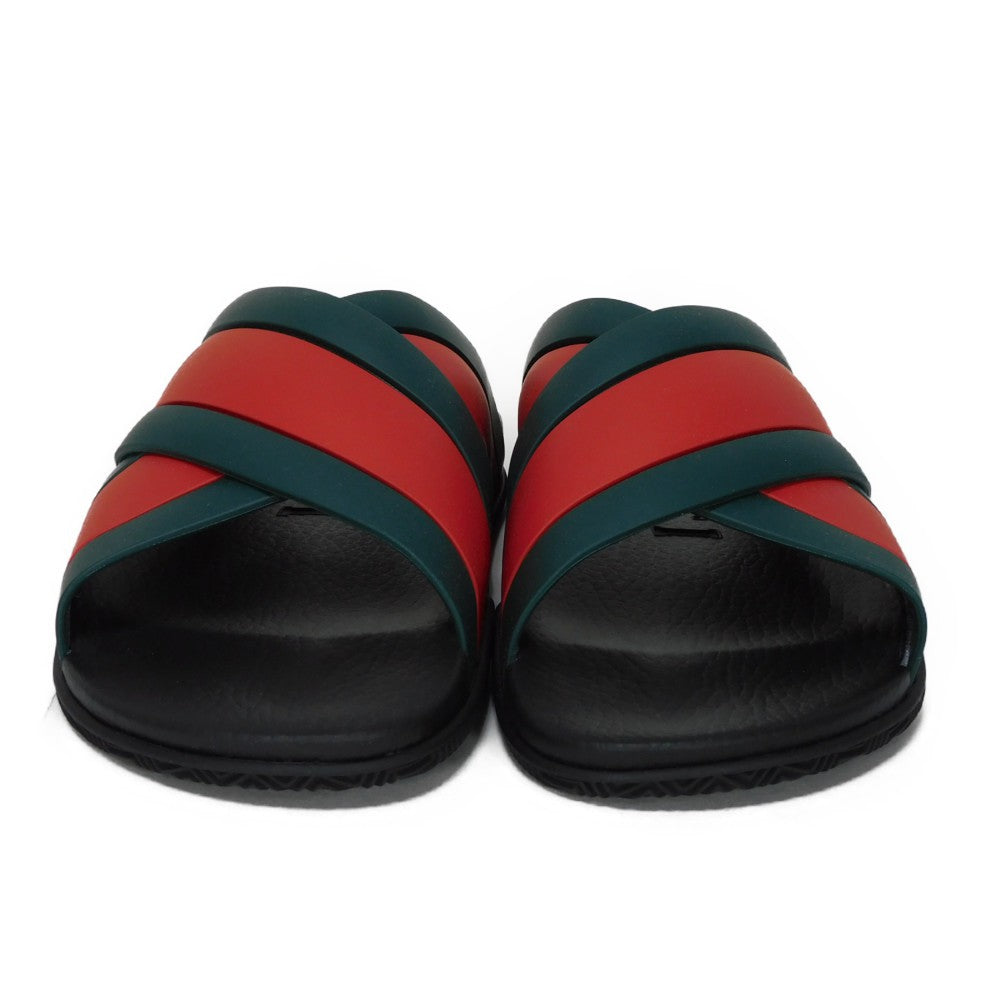 Gucci Web Stripe Slide Sandals