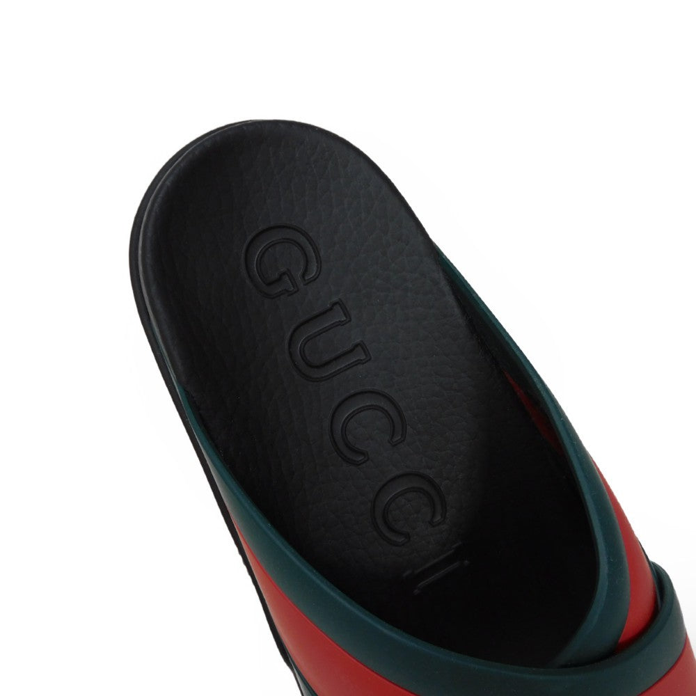 Gucci Web Stripe Slide Sandals