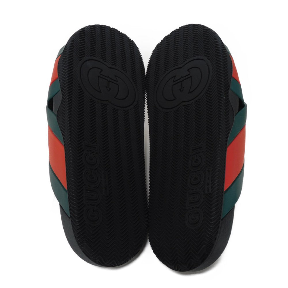 Gucci Web Stripe Slide Sandals