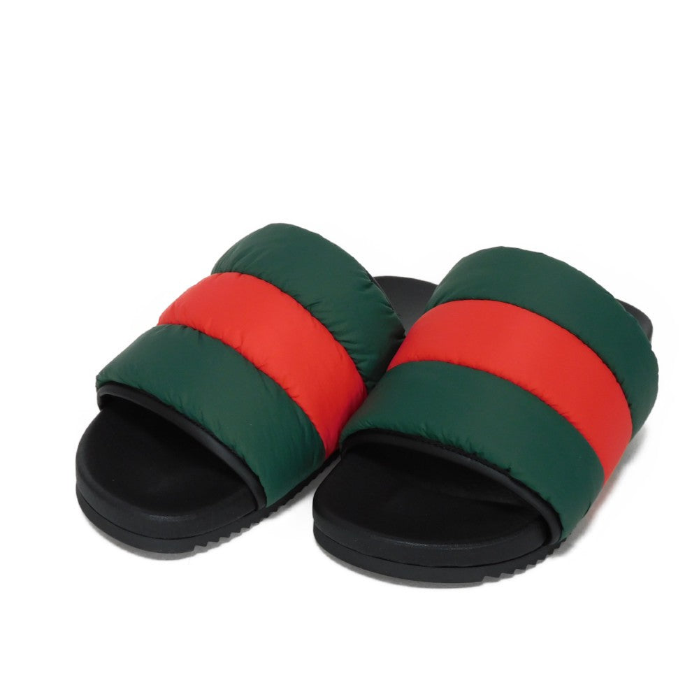 Gucci Padded Web Slide Sandals