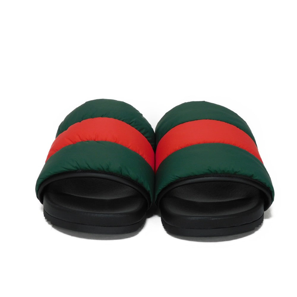 Gucci Padded Web Slide Sandals